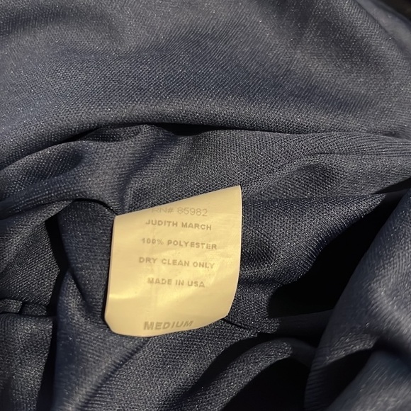 Vintage JUDITH MARCH SHIFT DRESS WITH TASSELS ON CUFFS .made In USA Size M - Picture 8 of 8